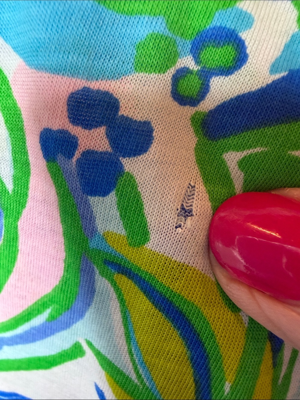 Lilly Pulitzer Floral Collared Button Front Top 3/4 Sleeve Multi Color Floral S - Picture 5 of 10